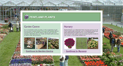 Desktop Screenshot of pentlandplants.co.uk