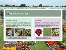 Tablet Screenshot of pentlandplants.co.uk